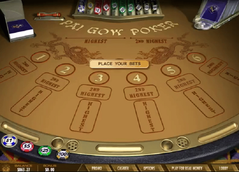 Pay Gow poker jeu de casino en ligne 