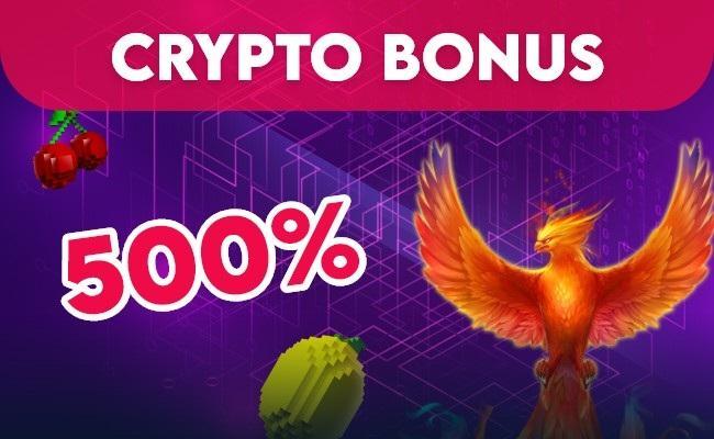 crypto bonus 500%
