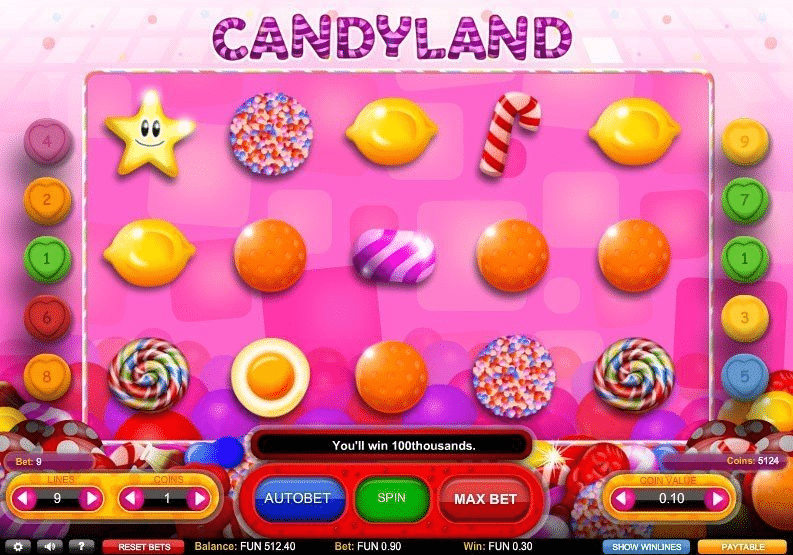 conception de Candyland