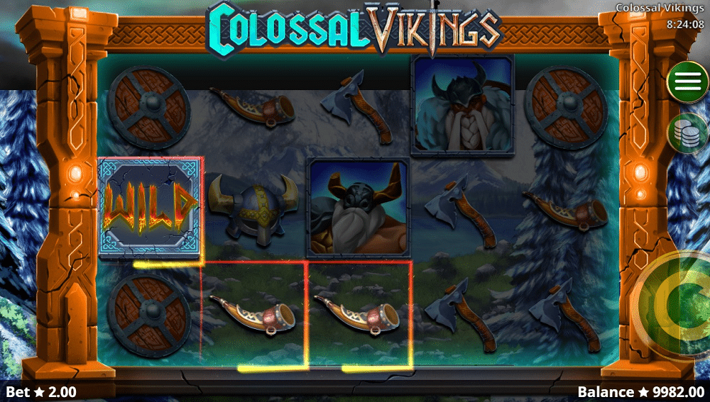 fonctionnalités Colossal Vikings