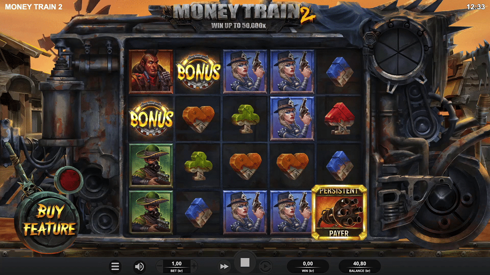 symboles de Money Train 2