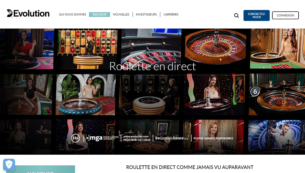 Roulette Salon privé Evolution