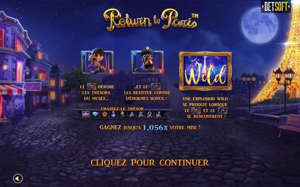 Return To Paris Betsoft