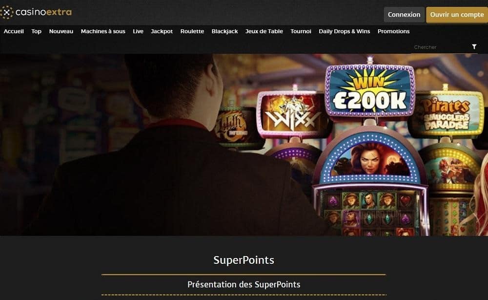 Superpoints casino extra