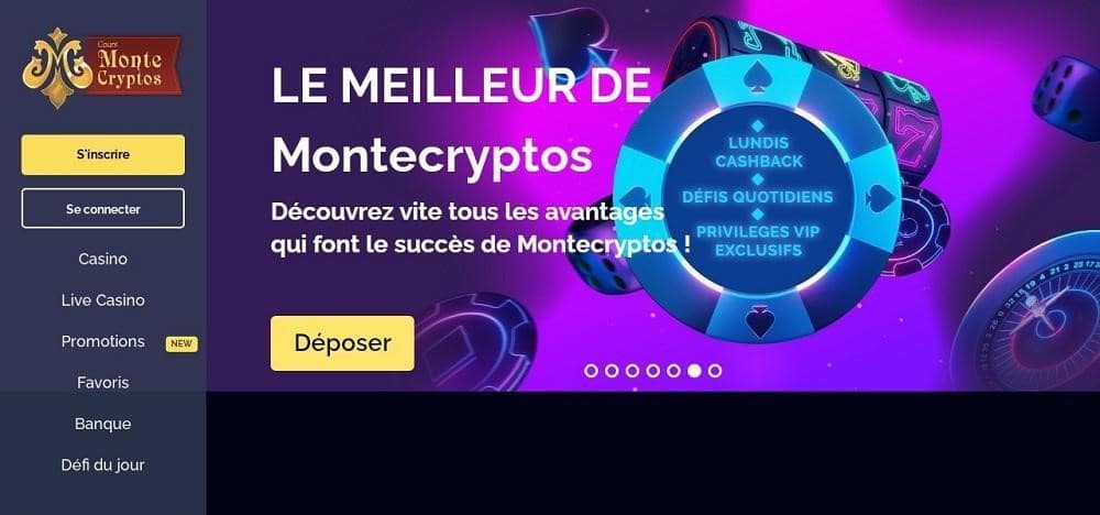 bonus Montecryptos Casino