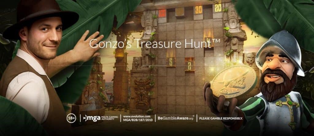 Gonzo’s Treasure Hunt d’Evolution Gaming