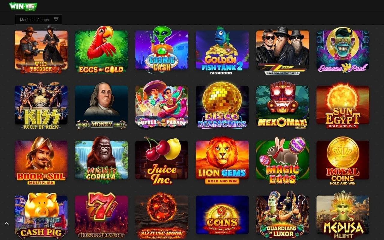 meilleures machines à sous WinOui Casino