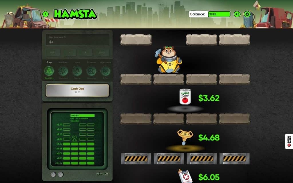 Gameplay HAmsta Turbo Games