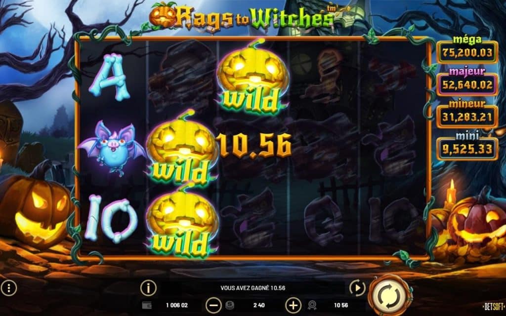 fonction wild Rags to Witches
