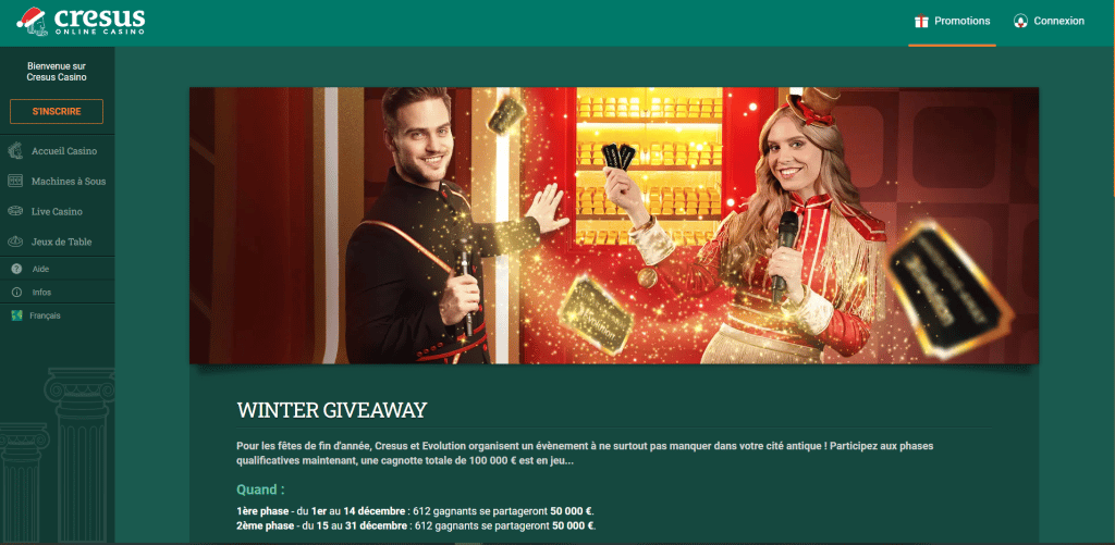 concours winter giveway cresus casino