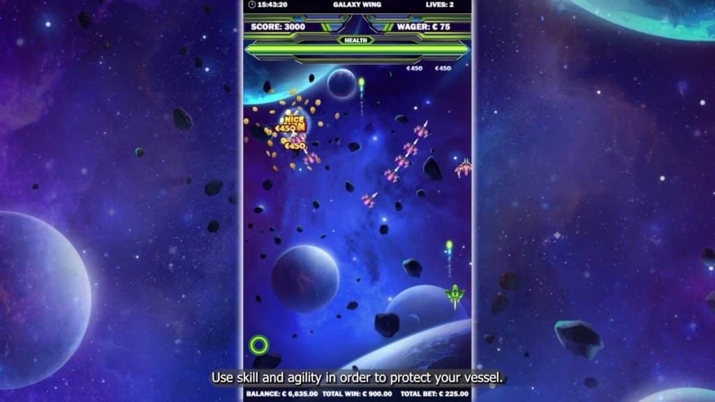 fonctionnalités Galaxy Wing