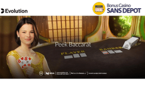 Peek Baccarat Evolution Gaming bcsd