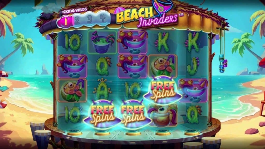Beach Invaders free spins