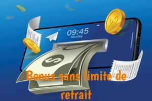 bonus sans limite de retrait logo