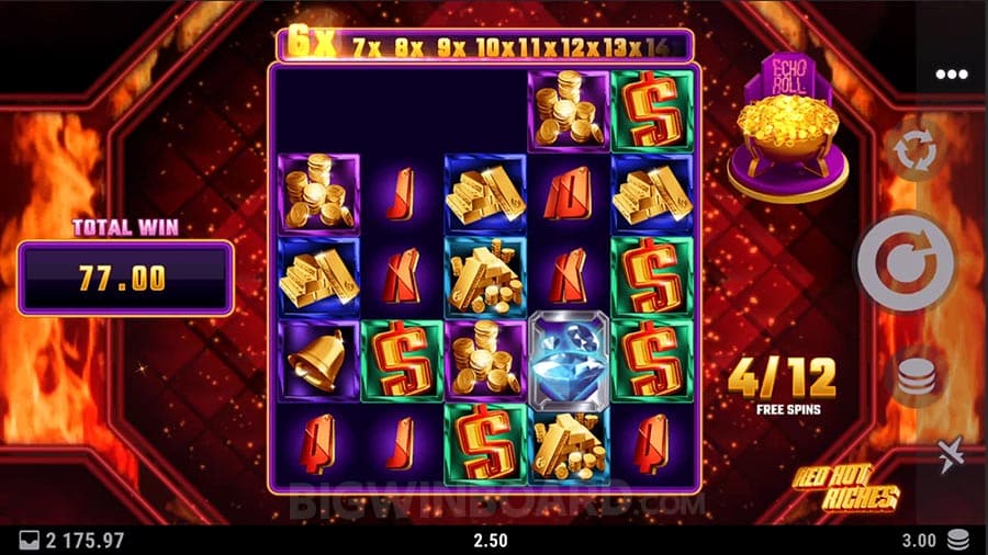 Red Hot Riches Free spins