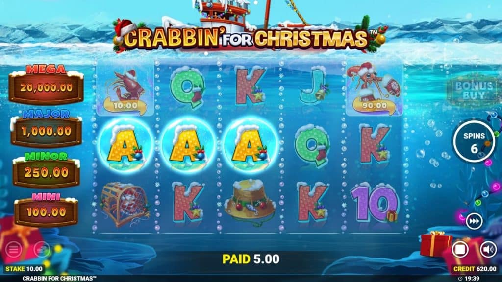 Crabbin' for Christmas fonctionnalites