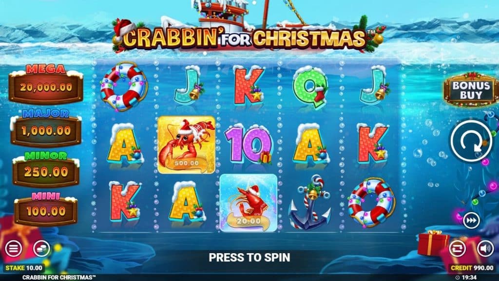 Crabbin' for Christmas presentation