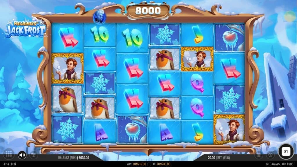 Megaways Jack Frost gameplay