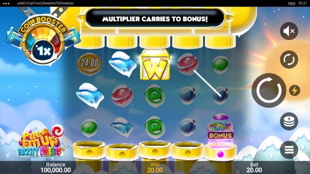 Pile 'Em Up Frosty Sweets multiplicateur