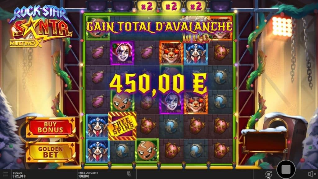 Rock Star Santa Multimax gains
