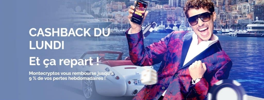 montecryptos cashback lundi
