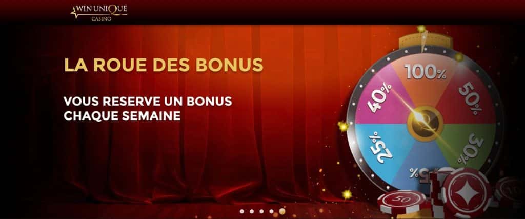 roue des bonus win unique