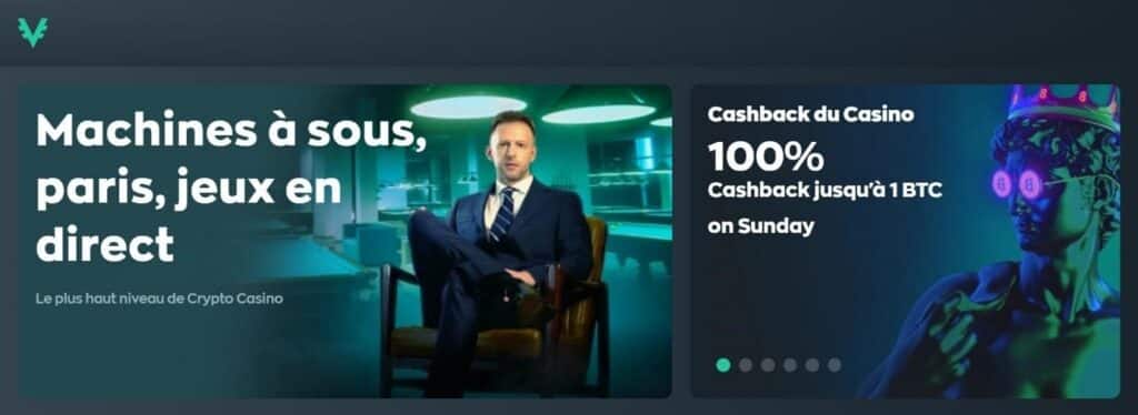 cashback vave casino