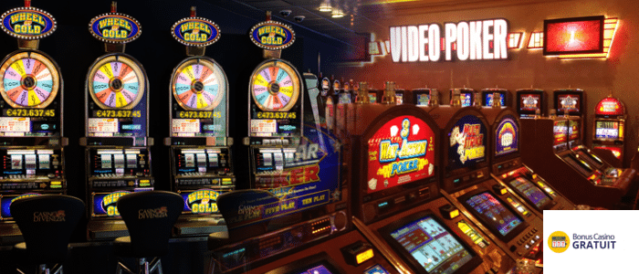 video poker vs machines a sous