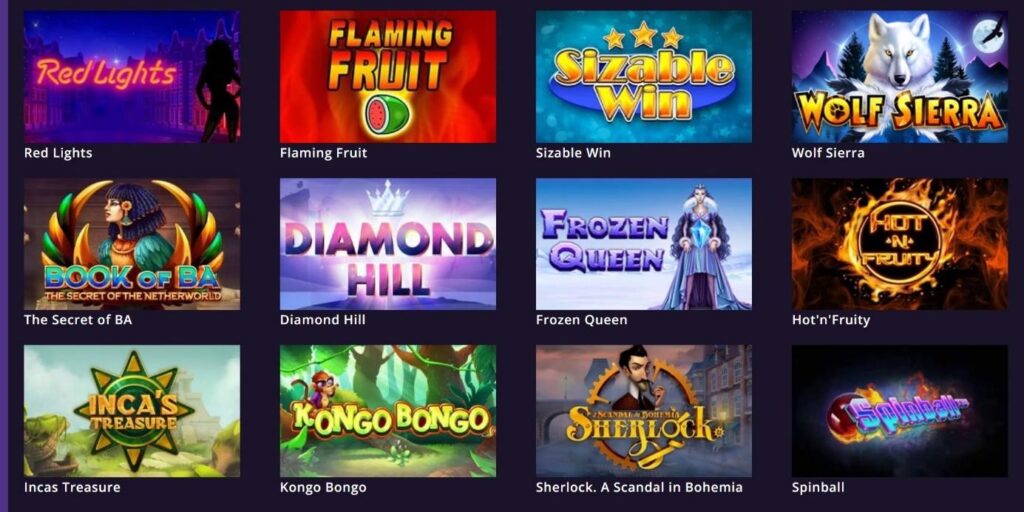 jeux sur Bet24Star Casino