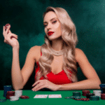 femme jetons casino