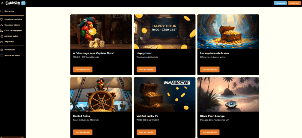 Captain Slots promos bonus