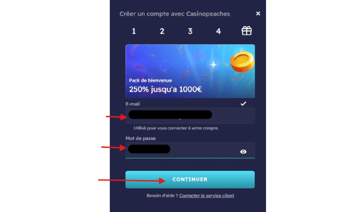 Étape 2