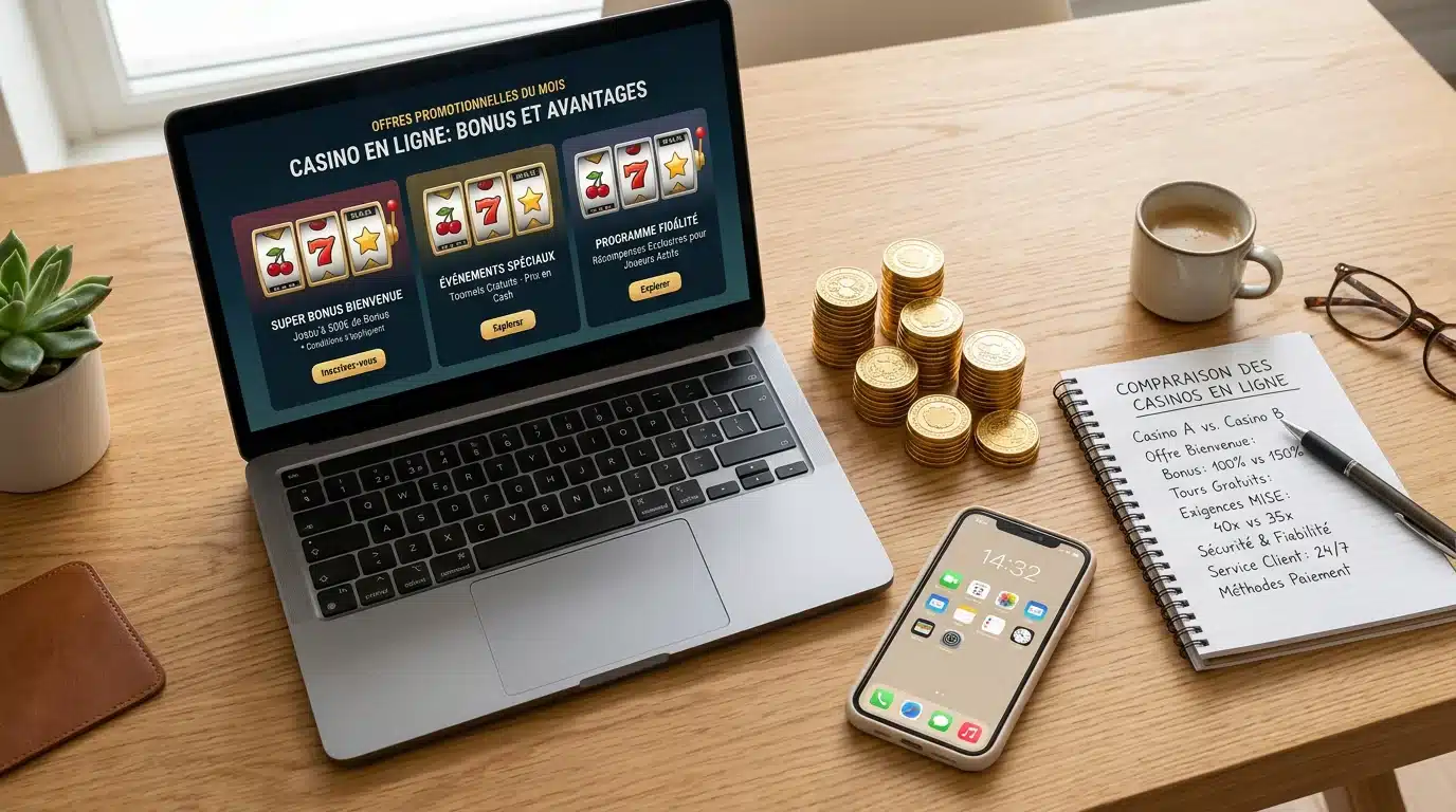 Analyse des codes bonus sans dépôt d'un casino en ligne