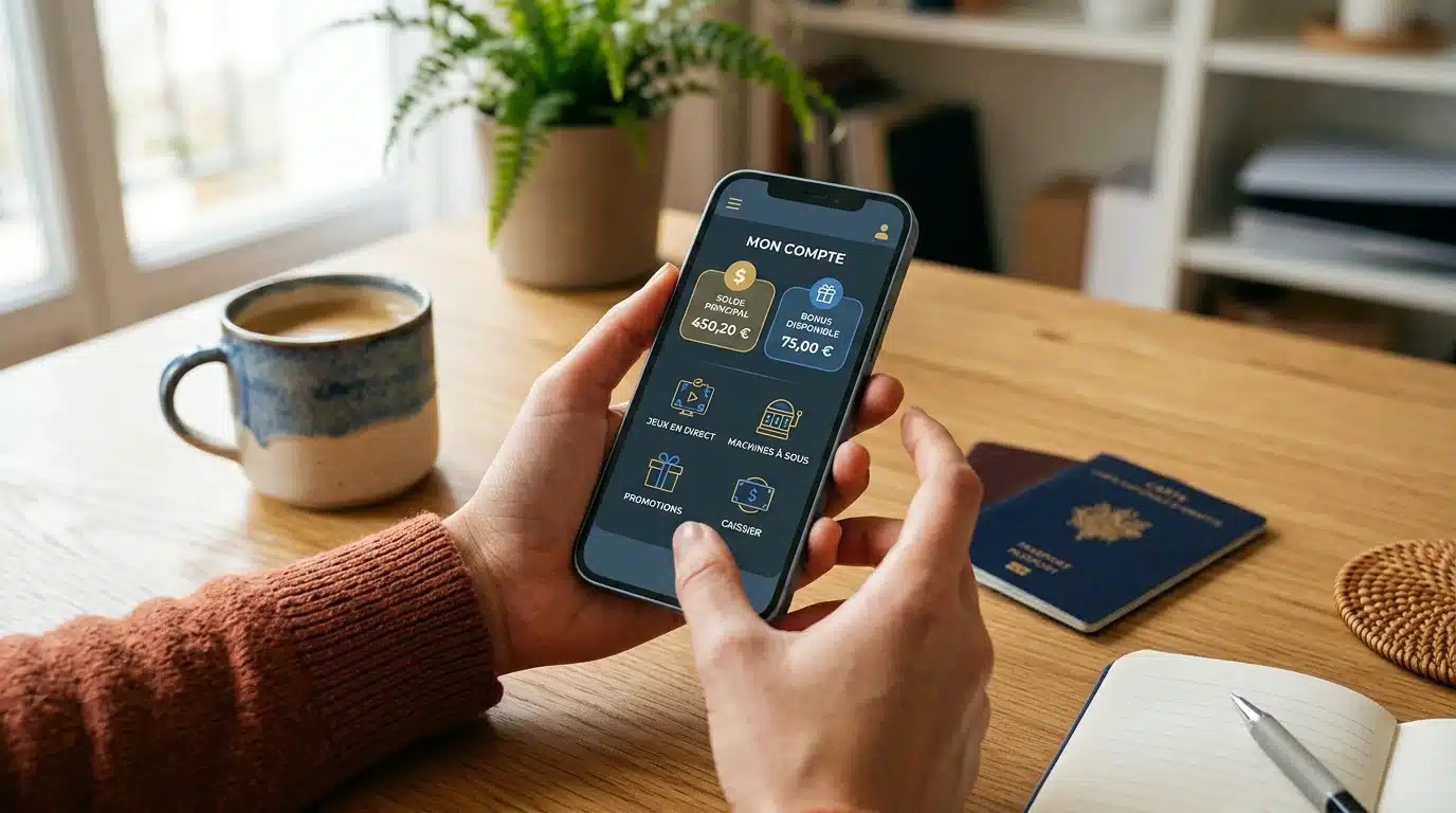 Activation d'un bonus sans dépôt sur smartphone avec vérification d'identité