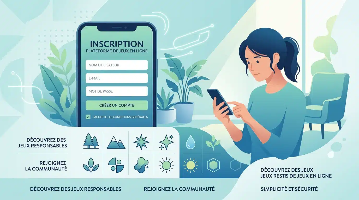 Personne activant un bonus de tours gratuits sur smartphone
