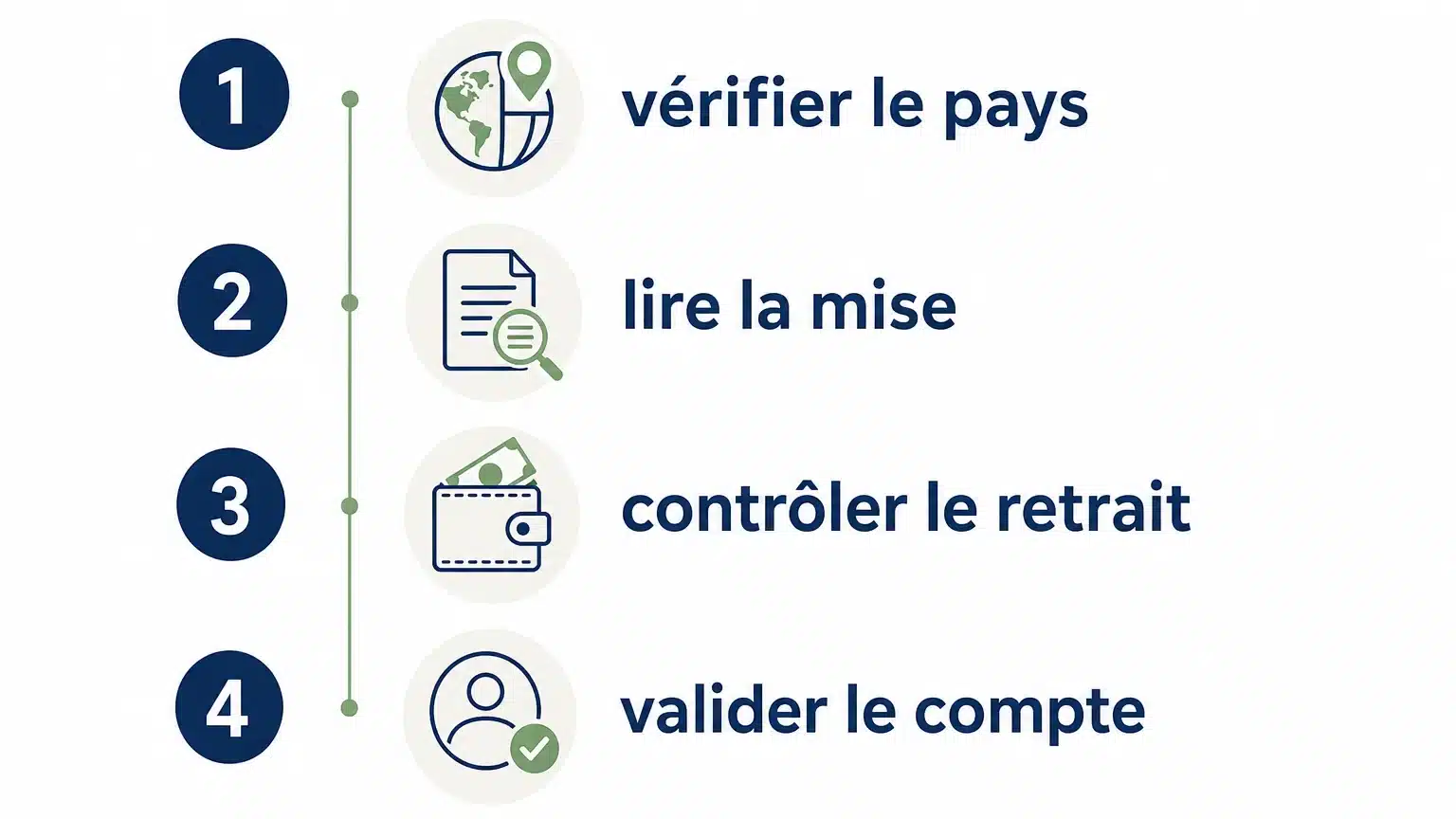 Checklist pour vérifier un bonus sans dépôt