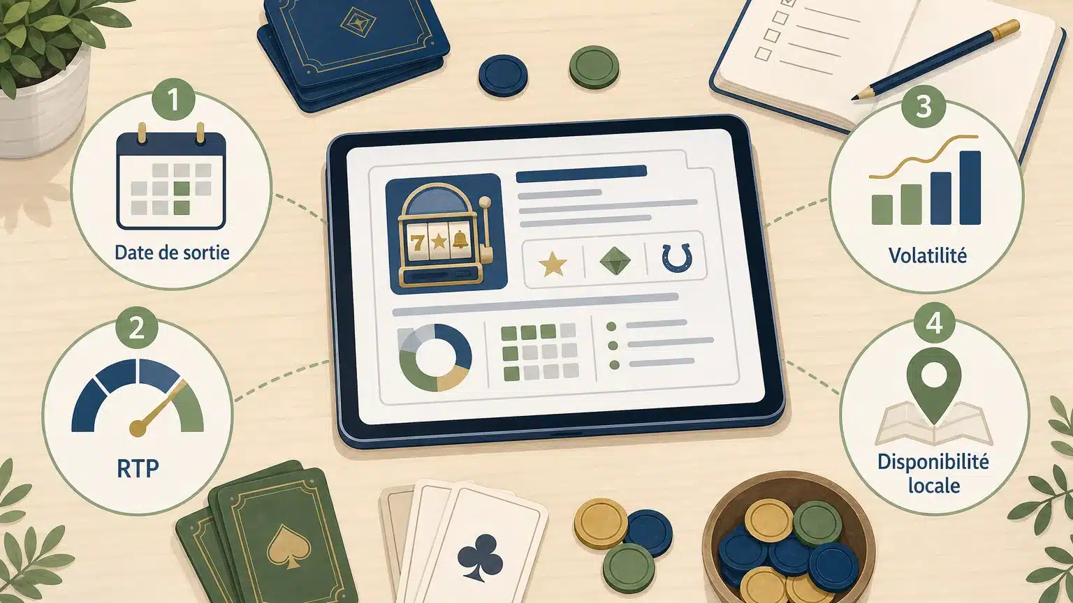 Critères pour évaluer un nouveau jeu de casino